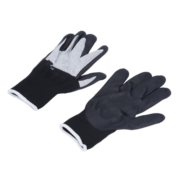 Guantes de Aislamiento, 1 Par de Guantes de Electricista de Caucho de Nylon Versátiles para Mantener Equipos Grandes