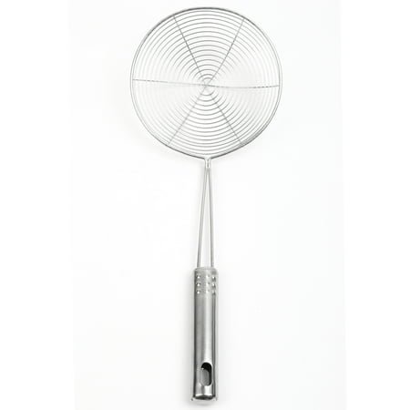 Fry Baskets Stainless Steel Mesh Strainer,Ladle Spider Skimmer Colander Fry Cooking Spoon Noodle Basket Kitchen Utensil (6.7