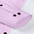 thumbnail image 5 of Krdevn Mens Shirts - Men's Stretch Comfort Fit Dress Shirt Relaxed Fit Casual Wear Plus Size Formal Business Shirt Breathable Fabric,Mens Fall Shirts,Color:Pink,Size:8XL, 5 of 5