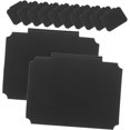 thumbnail image 1 of 12 pieces - Labels - basket labels with clip - removable storage rack labels - chalkboard label - label holders - clip-on labels - shelf labels - PVC label - reusable - for bins, baskets, boxes - 9*7, 1 of 6