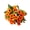 Orange, variant on Artificial Daisy Flowers 2 Bundles 11.8" Silk Daisies with Stems & Green Leaf - Colorful Wildflower Branch for Floral Arrangement Table Centerpiece Vase Decor, Home Farmhouse Decoration