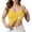 Yellow, variant on QASIEATN Womens Tank Tops with Built in Bra Summer Padded Yoga Shirt Solid Color Workout Camisole Casual Undershirt