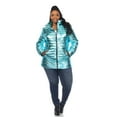 thumbnail image 4 of White Mark Women's Metallic Puffer Coat, 4 of 6
