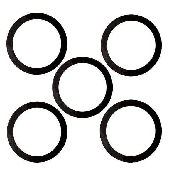 iFJF 5-Pack of Kohler Canister Gaskets Toilet Flush Valve Seal Replacement Kit