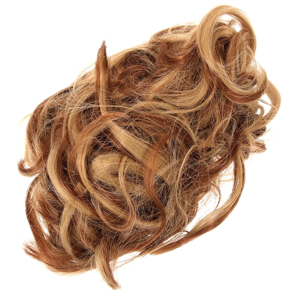 CRILSTYLEO Messy Bun Hair Piece Brown 1Pack 8.7x8.3in High Temperature Fiber