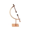 thumbnail image 4 of GUOOL Ball Holder Bracket Stones Rack Sphere Display Stand for Home Wedding Decoration RoseAureate10x4x15cm, 4 of 9