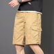 thumbnail image 5 of Pantalones Cortos para Hombre con Bolsillos con Cremallera Bolsillos Múltiples Pantalones Cortos de Longitud de Rodilla de Algodón, Cinturón Incluido Pantalones de Trabajo Al Aire Libre, 5 of 8