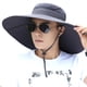 thumbnail image 1 of Sombrero para el sol Sombrero de pescador para exteriores para hombre Sombrero para el sol Sombrero de pesca de verano para hombre Sombrero protector solar con protección UV, 1 of 5