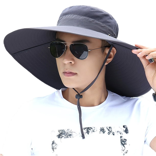 Sombrero para el sol Sombrero de pescador para exteriores para hombre Sombrero para el sol Sombrero de pesca de verano para hombre Sombrero protector solar con protección UV