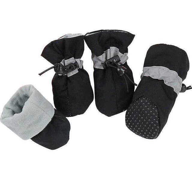 Zapatos para perros impermeables antideslizantes, zapatos para cachorros, botas para caminar para Chihuahua, pana de abrigo para invierno, accesorios para patas de mascota