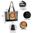 thumbnail image 2 of FORMRS Canvas Laptop Tote Bag for Women with 15.6" Computer Compartments Shoulder Handbag, Colorful Stripes, 2 of 7