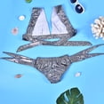 thumbnail image 4 of Bikini de tres piezas para niñas, traje de baño Sea-maid, traje de baño creativo para niños con cola de pez (120), 4 of 7
