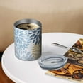 thumbnail image 3 of 12oz Coffee Tumblers Blue Floral and Petal Pattern Stainless Steel Vacuum Insulated Travel Tumbler Coffee Cups Mug with Lid and Straw with Cleaning Brush for Cold & Hot Drinks, 3 of 5