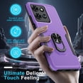 thumbnail image 5 of Military Grade TUFF Shockproof Hybrid Armor Case with Ring Grip for Motorola Moto G 2025 - Purple, 5 of 5