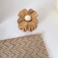 thumbnail image 2 of Elegant Flower Design Jaw Clips with Tortoiseshell Pattern for Secure Hair Styling and Gentle Care, 2 of 6