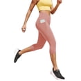 thumbnail image 5 of SEMPAI Capri Leggings for Women Butt Lift with Pockets High Waisted Belly Control Soft Yoga Capris Workout Running Leggings, 5 of 5