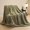 Green #3, variant on Velvet Throw Blanket or Fleece Sofa Cover | Cozy Soft Indoor Blanket for Warmth | Decorative Plush Blanket for Couch or Bed | Lightweight Travel Wrap for Home