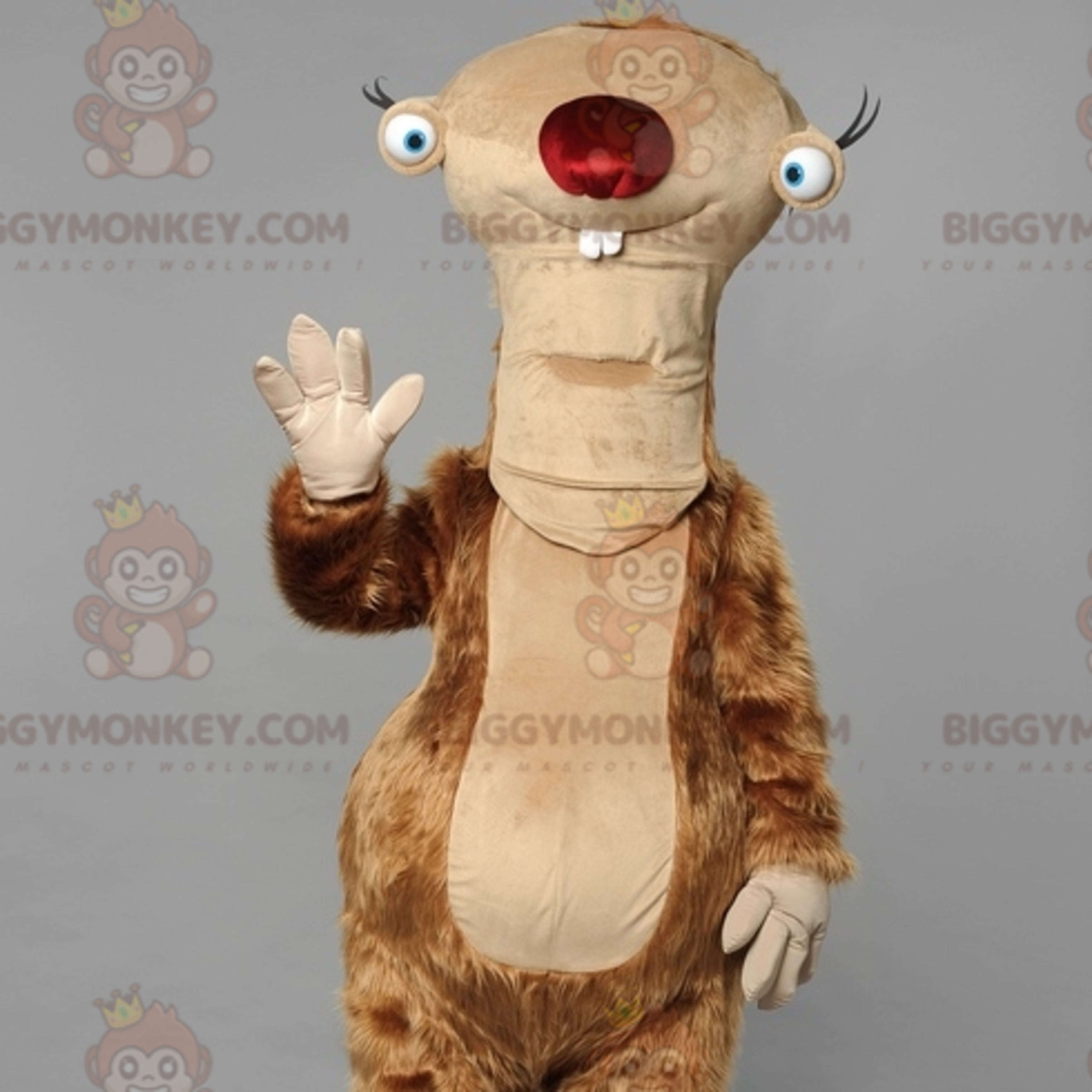 highlight thickness continue Ice Age Sid the Sloth BIGGYMONKEY™ Mascot Costume - Walmart.com