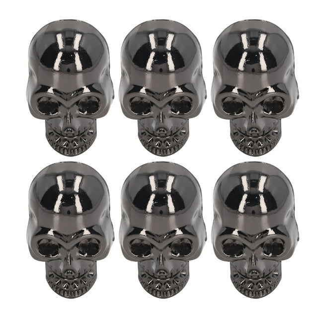 Skull Rivets, Beautiful Surfaces Plating Treatment Skull Prong Stud 10 Pcs For Handbags No Rhinestones,Rhinestones