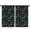 Black Dinosaurs Neon, variant on Black Dinosaurs Neon Pattern Insulated Teens Curtains Set Of 2, Bedroom Essentials, Toddler Room Decor 52"x84"