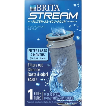 Brita 36213 Stream Filter-As-You-Pour Pitcher Replacement Filter