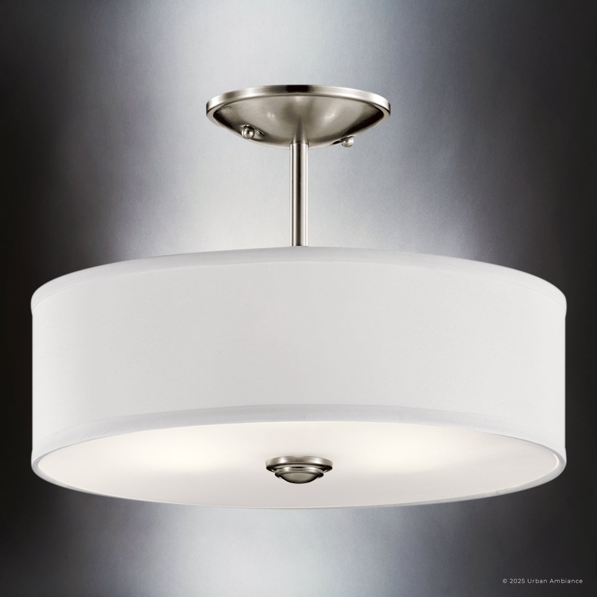 Luxury New Traditional Ceiling Light, Brushed Nickel, UKC20168