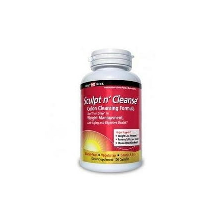 Sculpt n' Cleanse Colon Cleansing Supplement (450 mg, 100 Veggie Capsules) from Health