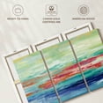 thumbnail image 6 of Elephant Stock California Surf Wall Art - Horizontal Multi Panel Canvas - Living Room Wall Decor - Abstract Multi Panel - Turquoise And Blue Decor By Silvia Vassileva - 65" x 42", 6 of 8