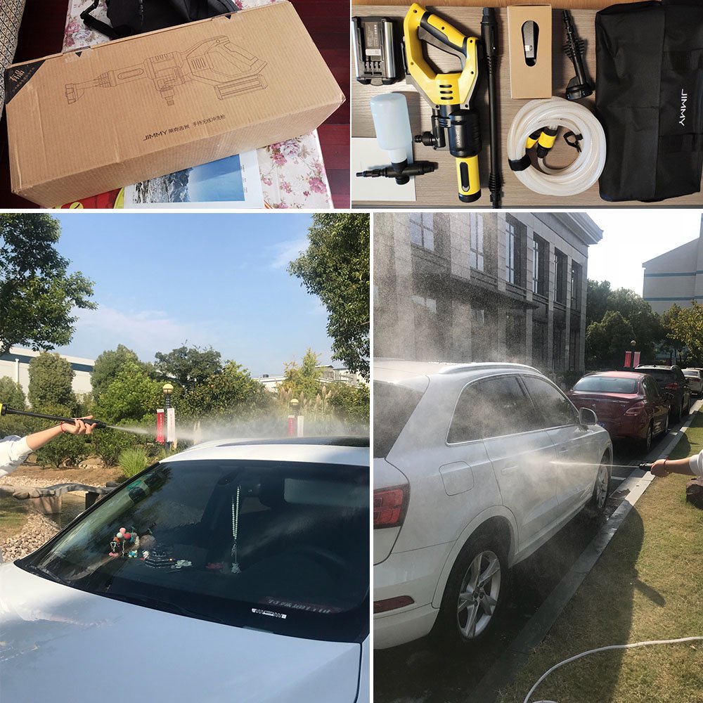 JIMMY Handheld Wireless Car Washer High Pressure Portable