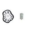 thumbnail image 1 of Reloj De Pared Acrílico Creativo Con Forma De Derretimiento, Organizador único Y Distorsionado, Armario De Almacenamiento Para El Hogar, Escritorio, Tienda, Ahorro De Espacio, Apartamentos,, 1 of 8