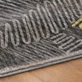 thumbnail image 5 of Addison Rugs Dream Shag Premium Machine Washable Transitional Tropical, Leaves, Botanical Gray Rectangle Rug, 3' x 5', 5 of 8