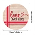 thumbnail image 3 of Valentines Day Coasters for Drinks Absorbent Ceramic Coasters 1PCS for Coffee Table Cup Bar Coasters with Cork Base Round Stone Mats Home Decor Housewarming Gifts Romantic for Her, 3 of 9