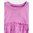 thumbnail image 2 of Wonder Nation Girls T-Shirt Tulle Dress, Sizes 4-18 & Plus, 2 of 3
