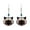 Himalayan/Brown, variant on Cat Face Animal Graphic Dangle Earrings - Womens Fashion Handmade Jewelry Pet Lover Accessories