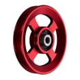 thumbnail image 2 of LOVIVER Poulie de Roulement Roue de Câble de Gym pour Système de Poulie de Porte de Garage Accessoire 93mm, 2 of 8