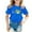 1-Blue968, variant on Byoo Toddler Girls Short Sleeve Tee Shirt Heart Printed School Uniform Pullover Top Active Sport T-Shirt,Black