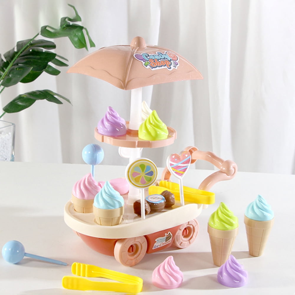 Achetez 24pcs / Ensemble Simulation Candy Ice Cream Car Jeu Set