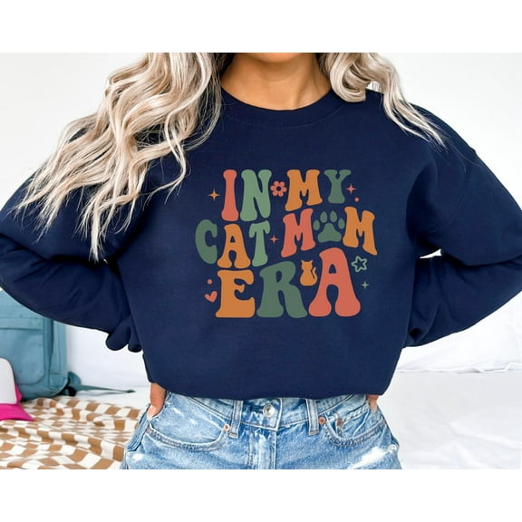 In My Cat Mom Era Sweatshirt, Cat Mom Gifts Hoodie Crewneck TSHIRT All Size S-5XL