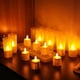 thumbnail image 5 of Velas de Té Recargables con Temporizador Remoto, Decoración Romántica para Fiestas en Casa, Restaurantes, Bodas y Navidad., 5 of 7