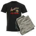 thumbnail image 6 of CafePress - Honey Badger Merry Freakin' Christmas Men's Dark P - Men's Dark Loose Fit Cotton Pajama Set, 6 of 7