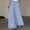 *Blue, variant on ClodeEU Women's High Waisted Wide Leg Pants,Casual Summer Elastic Waist Flowy Palazzo Trousers with Pockets Blue,Women's Plus L