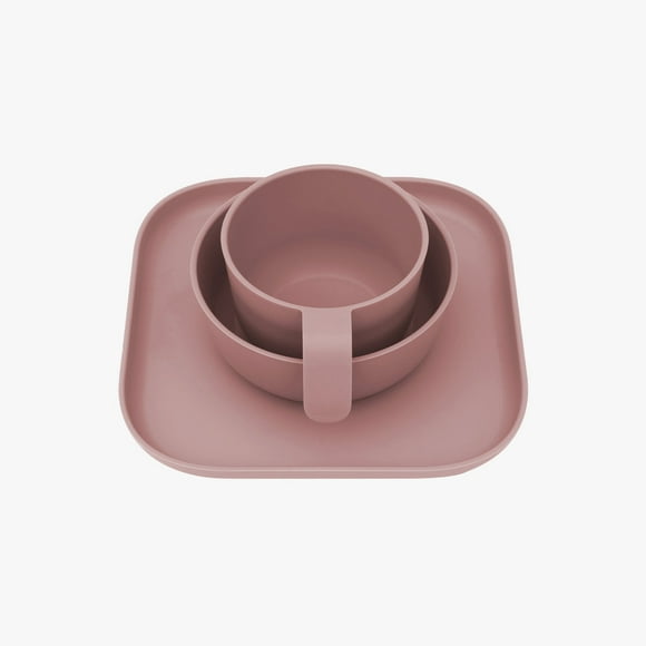 Set de Platos Básicos 5+ EZPZ Rosa Nórdico