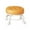 Orange, variant on kowaku 360 degree Rotating Low Roller Seat Stool Lazy Housework Stool Round Kids Sturdy Lightweight Heavy Duty Pulley Low Stool for Salons Coffee