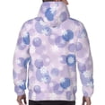 thumbnail image 7 of Picia Winter With Snowflakes Pattern Casual Men's Hoodie - Lightweight Hooded Sweatshirt with Kangaroo Pocket, Comfortable Pullover for Everyday, Travel-Small, 7 of 7