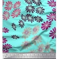 thumbnail image 1 of Soimoi Moss Georgette Fabric Artistic Flower Printed Craft Fabric by the Yard 42 Inch Wide, 1 of 1