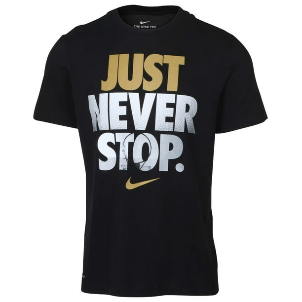 Nike Men's Just Stop Graphic Tee (X-Large, Black) - Walmart.com