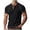 Black, variant on Kcolen Mens Big And Tall T Shirts Funny Men's V Neck Buckle Detail Casual Sport Short Sleeve Tee Top for Summer Comfort