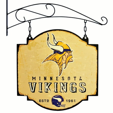 Nfl Pub Sign - Minnesota Vikings Official NFL 16 inch x 16 inch sign by Winning Streak