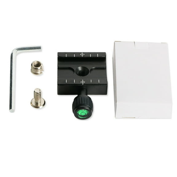 Yammee 50mm Arca for Swiss Quick Release Plate Aluminum QR Clamp Adapter Set with Spann