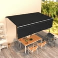 thumbnail image 6 of vidaXL Retractable Patio Awning with Hand Crank and Valance Sunshade Shelter, 6 of 14